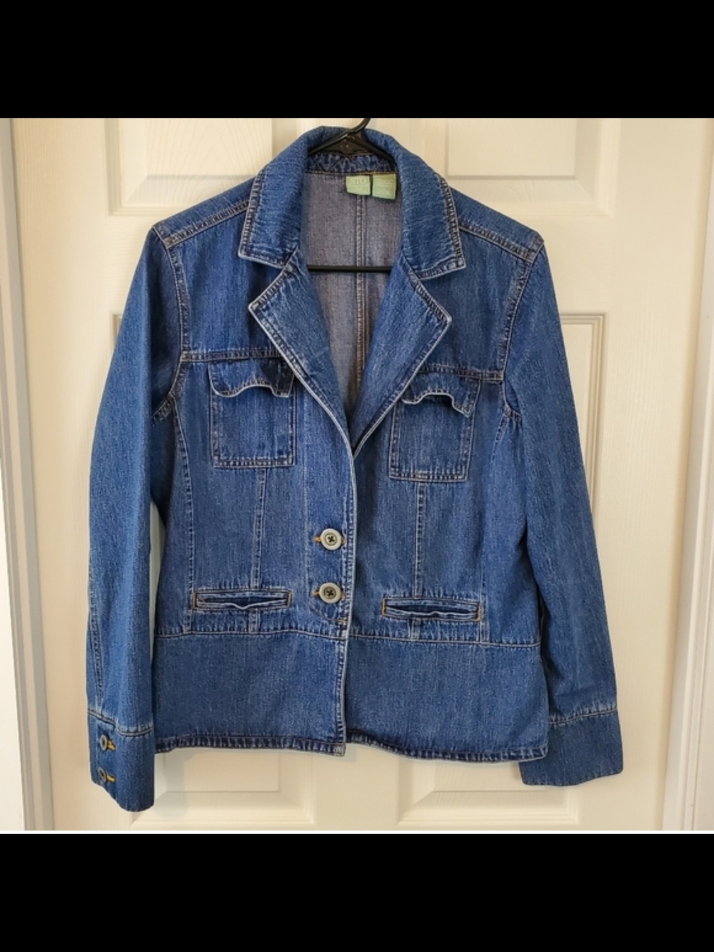 FINAL..STO Blue Denim Blazer Jacket